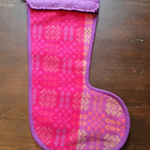 Gorgeous Welsh Wool Christmas Stocking - Picture 2 of 6